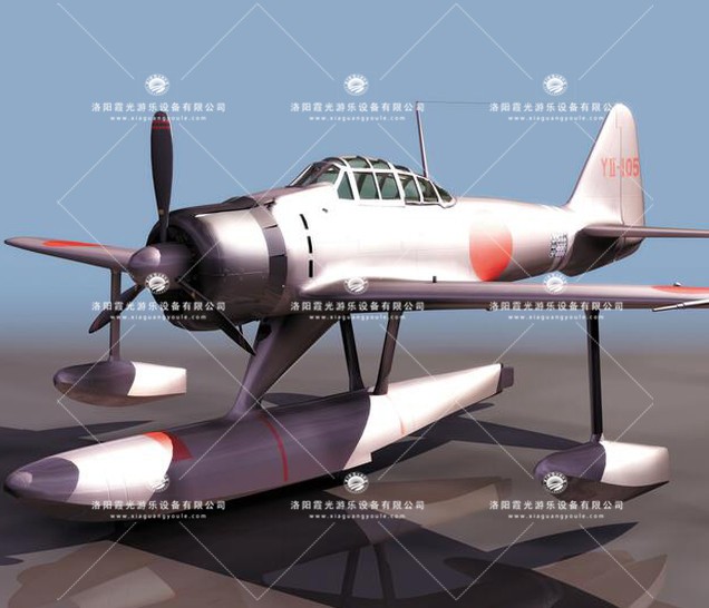 洛阳3D模型飞机_